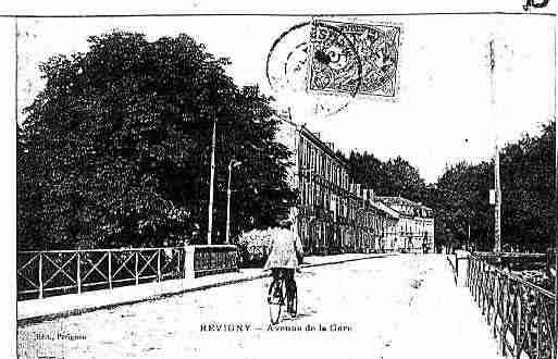 Ville de REVIGNYSURORNAIN Carte postale ancienne