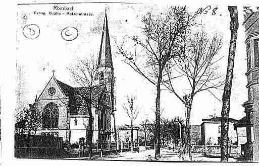 Ville de ROMBAS Carte postale ancienne