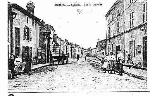 Ville de ROSIERESAUXSALINES Carte postale ancienne