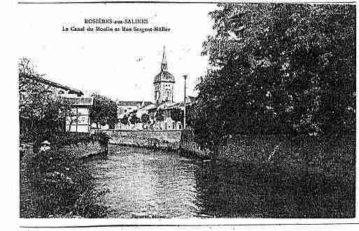 Ville de ROSIERESAUXSALINES Carte postale ancienne