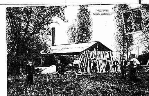 Ville de ROZIERES Carte postale ancienne