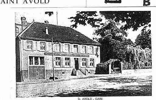 Ville de SAINTAVOLD Carte postale ancienne