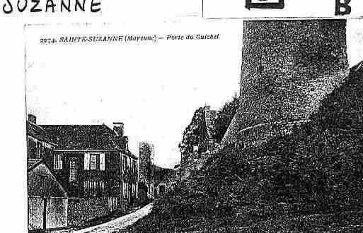 Ville de SAINTESUZANNE Carte postale ancienne