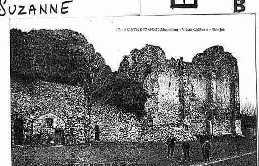 Ville de SAINTESUZANNE Carte postale ancienne