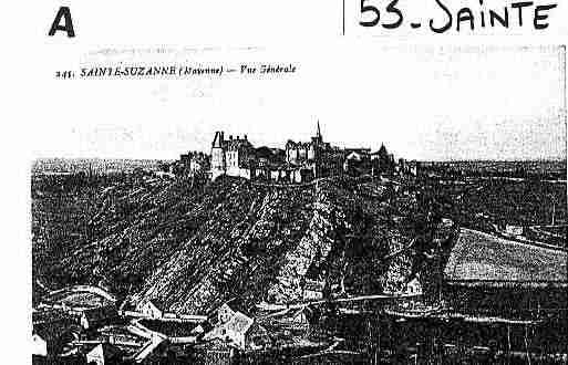 Ville de SAINTESUZANNE Carte postale ancienne