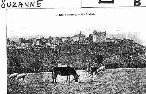 Ville de SAINTESUZANNE Carte postale ancienne