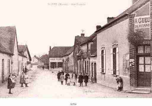 Ville de SAINTJUSTSAUVAGE Carte postale ancienne