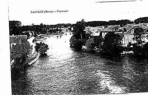 Ville de SAINTJUSTSAUVAGE Carte postale ancienne