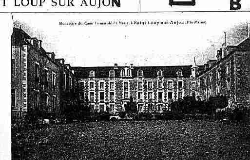 Ville de SAINTLOUPSURAUJON Carte postale ancienne