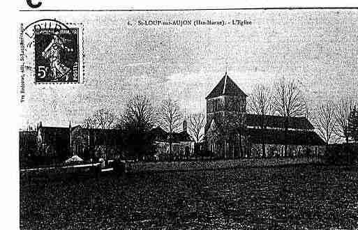 Ville de SAINTLOUPSURAUJON Carte postale ancienne