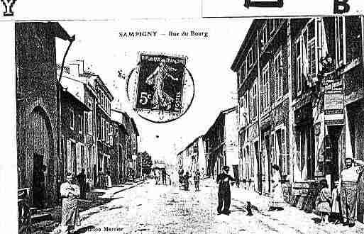 Ville de SAMPIGNY Carte postale ancienne