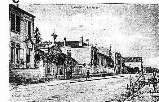 Ville de SAMPIGNY Carte postale ancienne