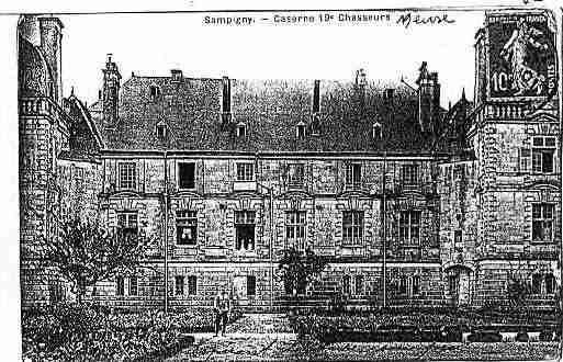 Ville de SAMPIGNY Carte postale ancienne