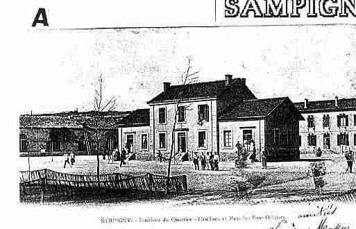 Ville de SAMPIGNY Carte postale ancienne