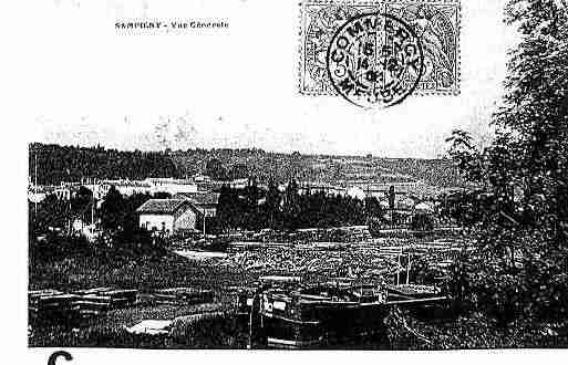 Ville de SAMPIGNY Carte postale ancienne