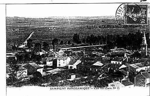 Ville de SAMPIGNY Carte postale ancienne