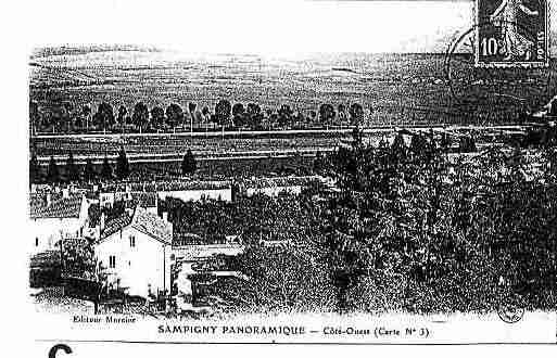 Ville de SAMPIGNY Carte postale ancienne