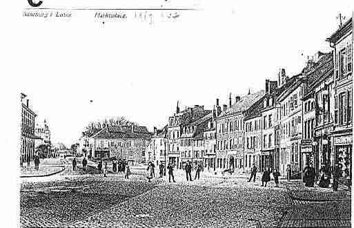 Ville de SARREBOURG Carte postale ancienne