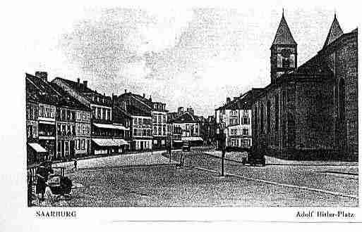 Ville de SARREBOURG Carte postale ancienne