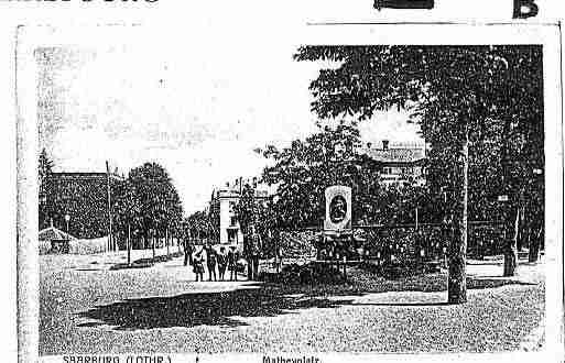 Ville de SARREBOURG Carte postale ancienne