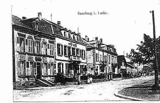 Ville de SARREBOURG Carte postale ancienne