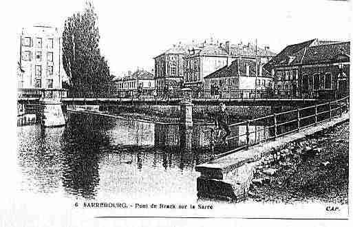 Ville de SARREBOURG Carte postale ancienne