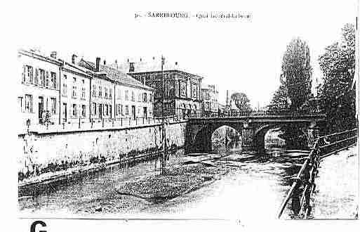 Ville de SARREBOURG Carte postale ancienne