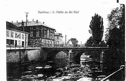 Ville de SARREBOURG Carte postale ancienne