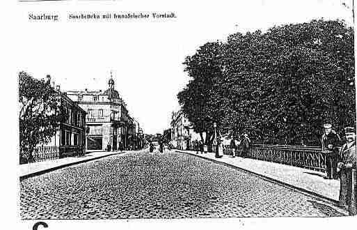 Ville de SARREBOURG Carte postale ancienne