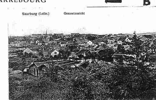 Ville de SARREBOURG Carte postale ancienne