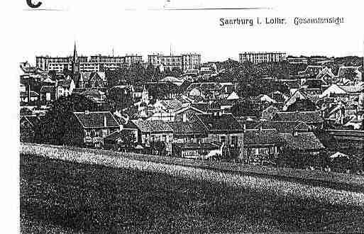 Ville de SARREBOURG Carte postale ancienne