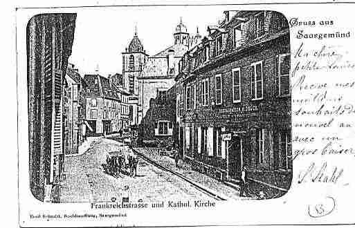 Ville de SARREGUEMINES Carte postale ancienne