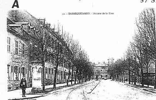 Ville de SARREGUEMINES Carte postale ancienne