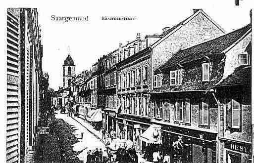 Ville de SARREGUEMINES Carte postale ancienne