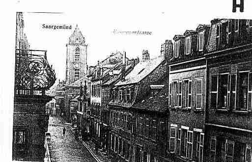 Ville de SARREGUEMINES Carte postale ancienne