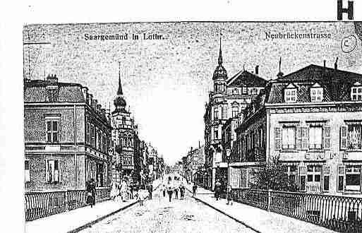 Ville de SARREGUEMINES Carte postale ancienne