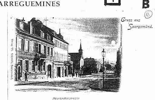 Ville de SARREGUEMINES Carte postale ancienne