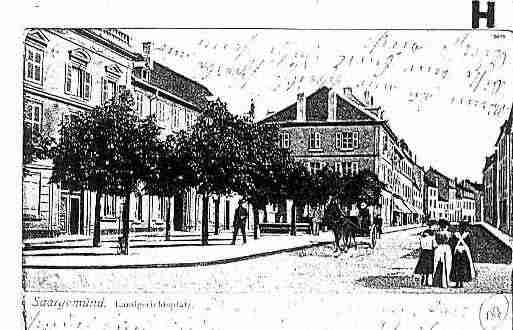 Ville de SARREGUEMINES Carte postale ancienne