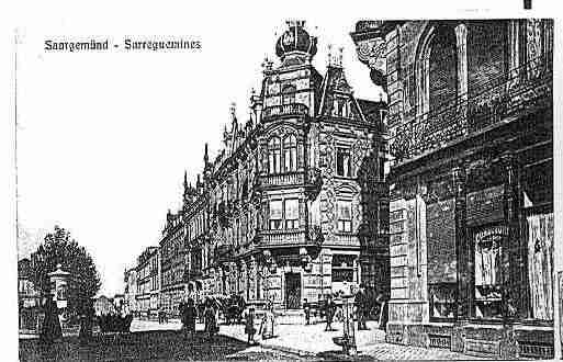 Ville de SARREGUEMINES Carte postale ancienne