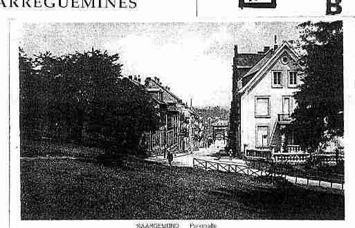 Ville de SARREGUEMINES Carte postale ancienne