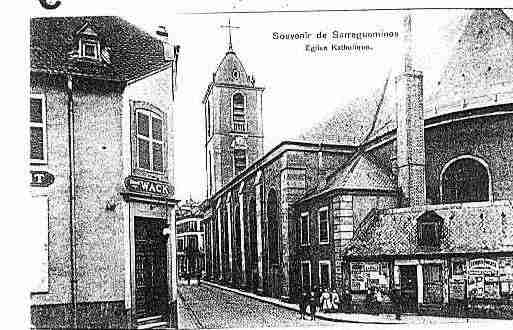 Ville de SARREGUEMINES Carte postale ancienne