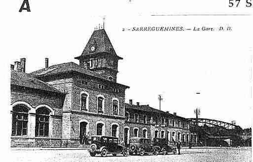 Ville de SARREGUEMINES Carte postale ancienne