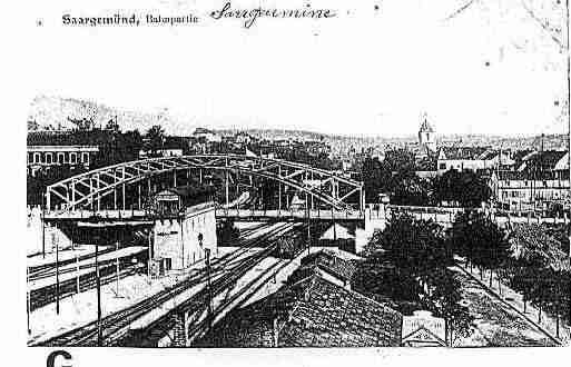 Ville de SARREGUEMINES Carte postale ancienne