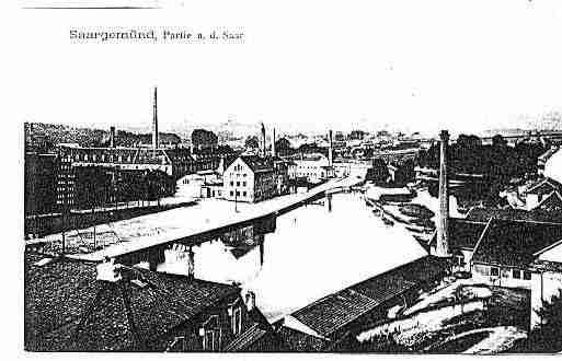 Ville de SARREGUEMINES Carte postale ancienne