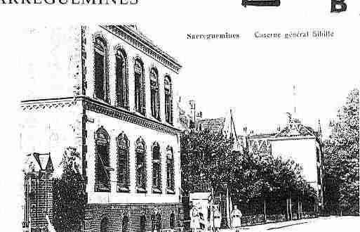 Ville de SARREGUEMINES Carte postale ancienne