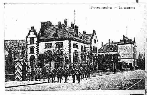 Ville de SARREGUEMINES Carte postale ancienne