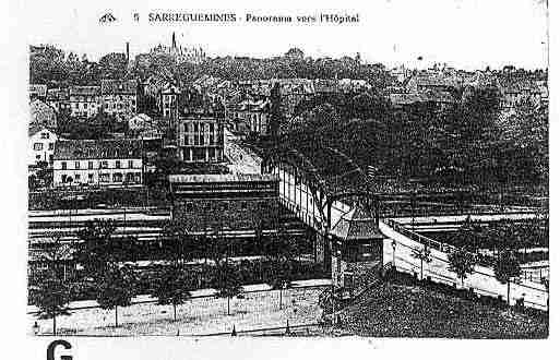 Ville de SARREGUEMINES Carte postale ancienne