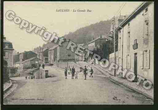 Ville de SAULNES Carte postale ancienne