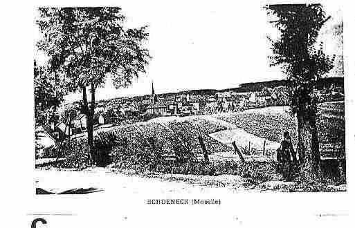 Ville de SCHOENECK Carte postale ancienne