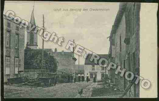 Ville de SENTZICH Carte postale ancienne